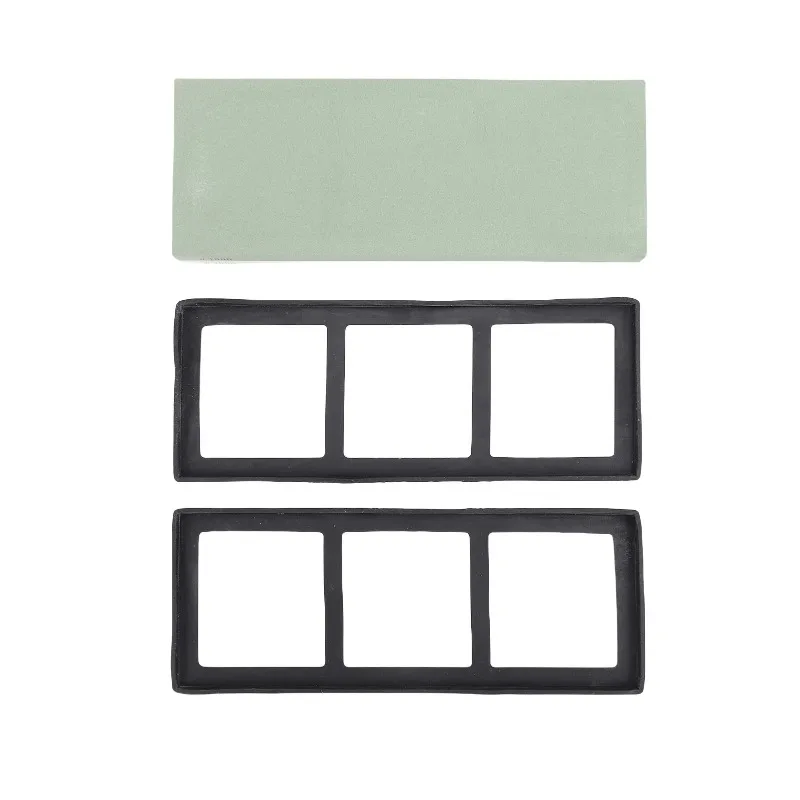 2 Side Sharpening Stone 1000 3000 Grit White Corundum Fine Polishing Whetstone with Anti Slip Silicone Base for Kitchen