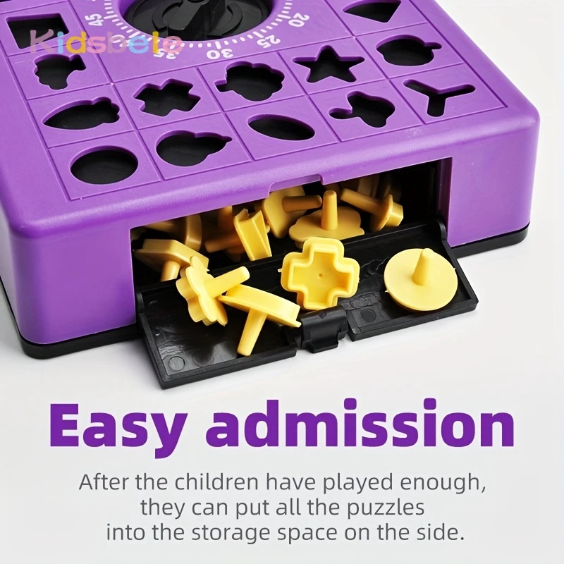 タイムゲーム ポップアップボードゲーム 形合わせパズル 子供向け 早期教育玩具 形状認識を教える 論理的思考を養う