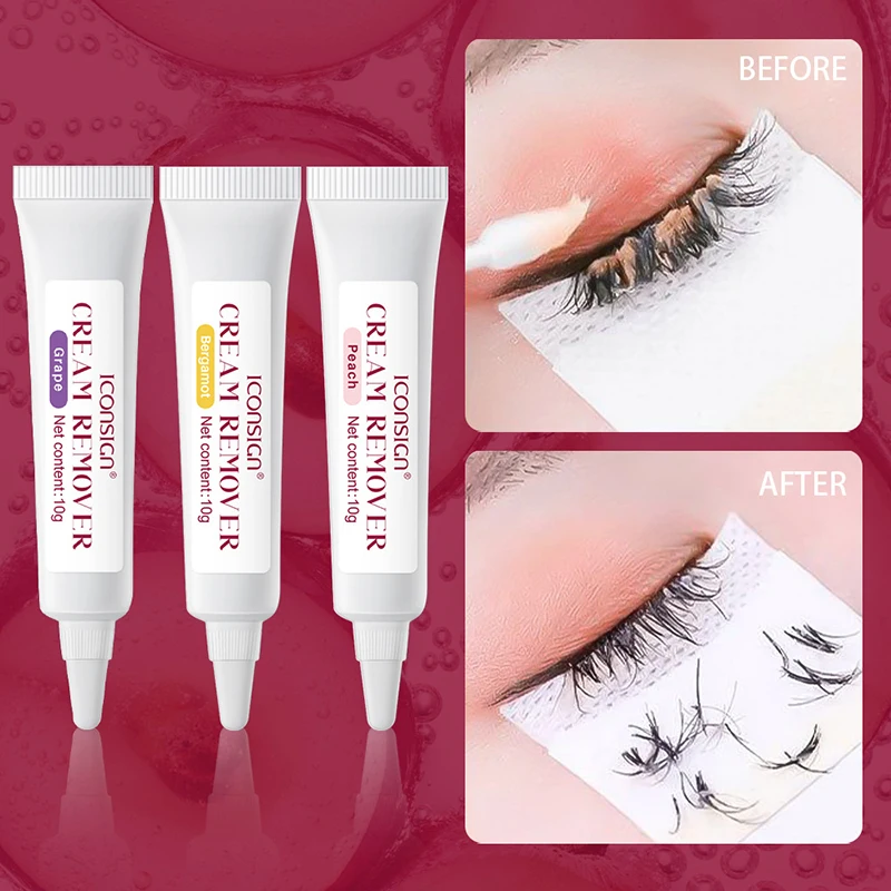 1/5/10g Professional False Eyelash Glue Remover Primer Extraction Nourishing Oil Quickly Glue Removing Paste Fruit Remover Plant