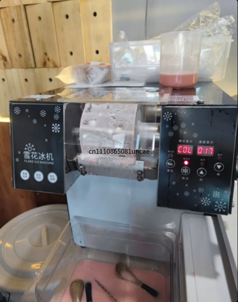 2025 Commercial 4 Milk Snow Flake Ice Cream Shaver Machine Snowflake Ice Shaved Making Machine