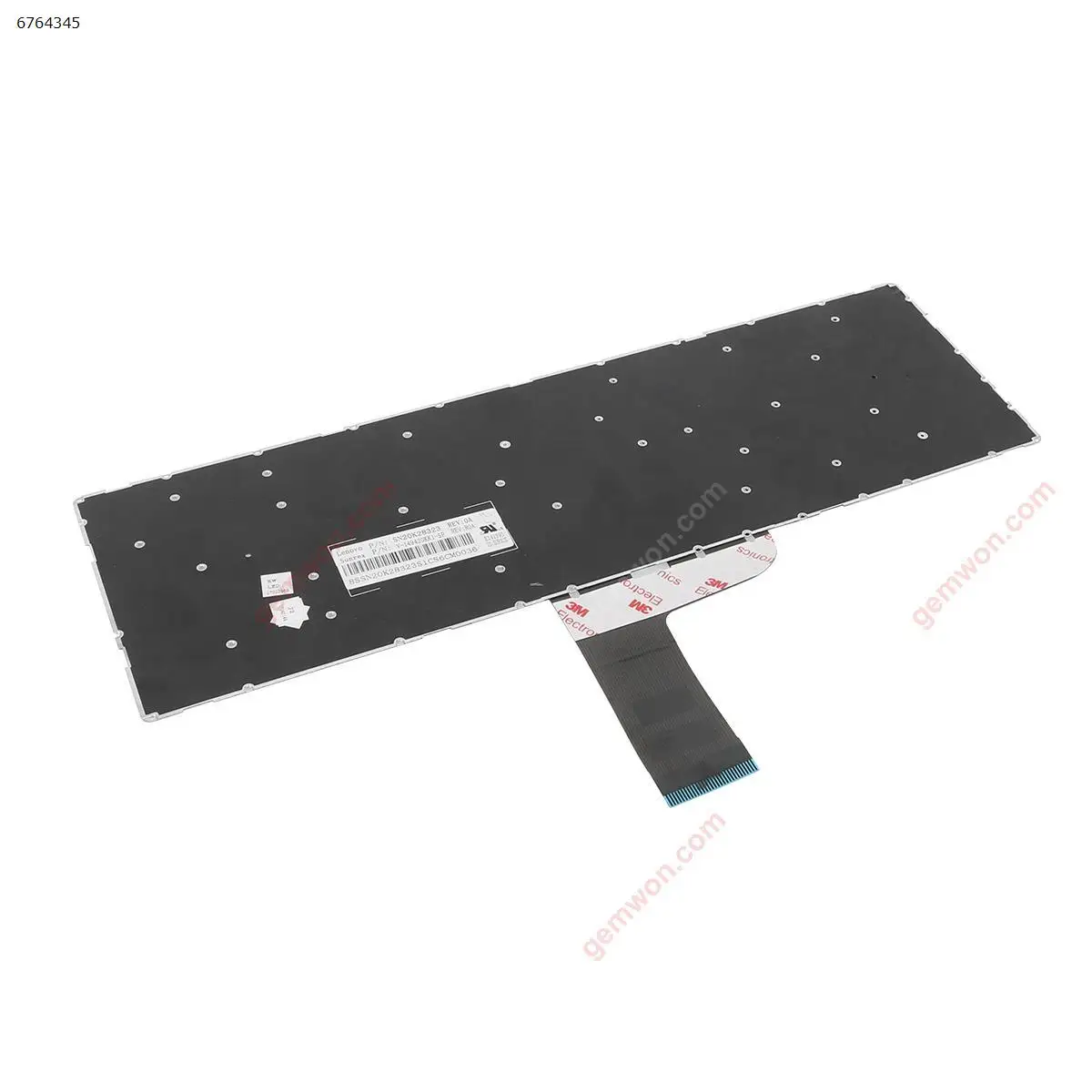 Teclado de laptop SP para Lenovo Ideapad 700-15isk Yoga 500-15 preto sem moldura