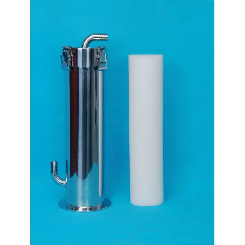 For Front 304 Stainless Steel Compact Single Sponge Filter Element Pre Filter Bucket Housing