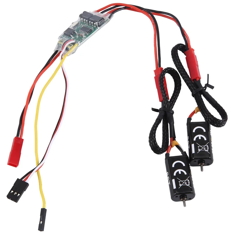 

1 шт. двухсторонний двунаправленный матовый Esc 2S-3S Lipo 5A Esc Speed Control с 2 шт. 050 66T матовым двигателем для деталей модели Rc