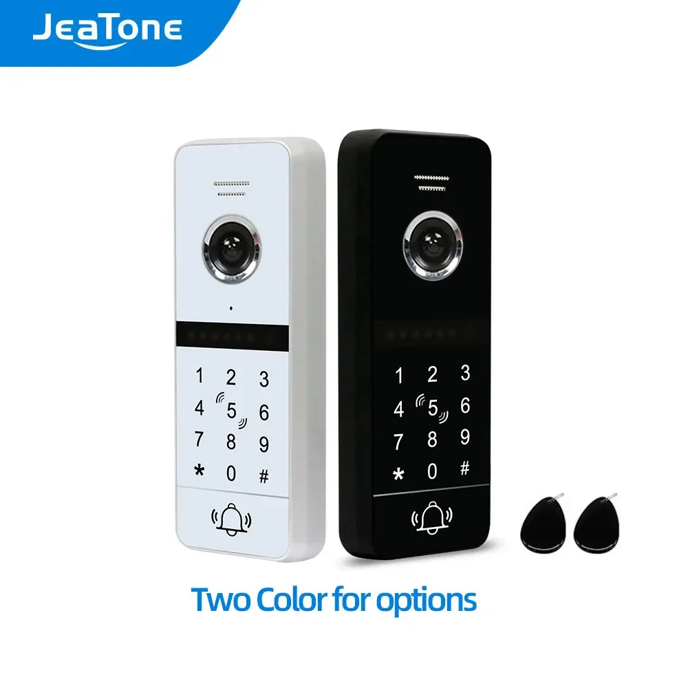 

Jeatone 4 проводной аналоговый 960P/1080P полный сенсорный сенсор наружная камера с одной цифровой клавиатурой дверной звонок с паролем/RFIC Card Unlock