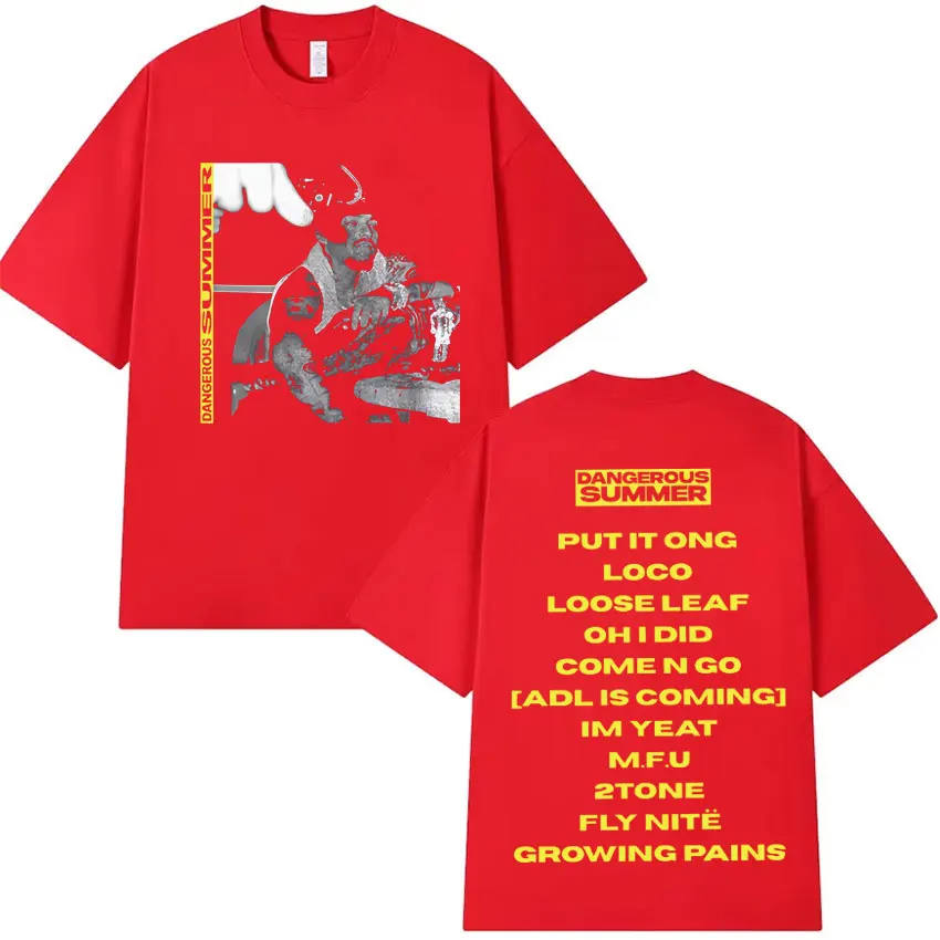 الخطير الصيف نيت الجرافيك Crewneck قميص مطبوع رجالي القوطية خمر القطن قصير الأكمام الصيف عادية المتضخم Y2K تي شيرت