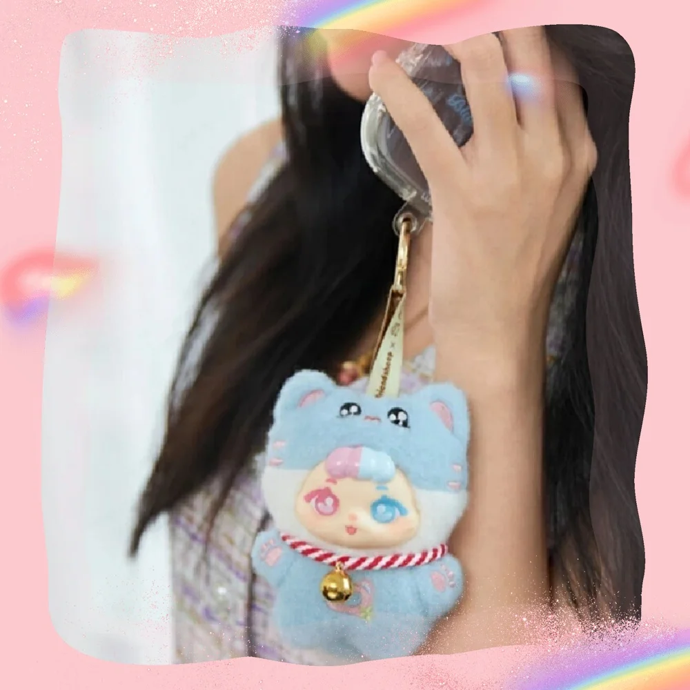 

Friendsheep Amow Meow Velvet Ball Party Series Plush Doll Vinyl Blind Box Cat Theme Cute Doll Bag Pendant Cute Mystery Box Gifts