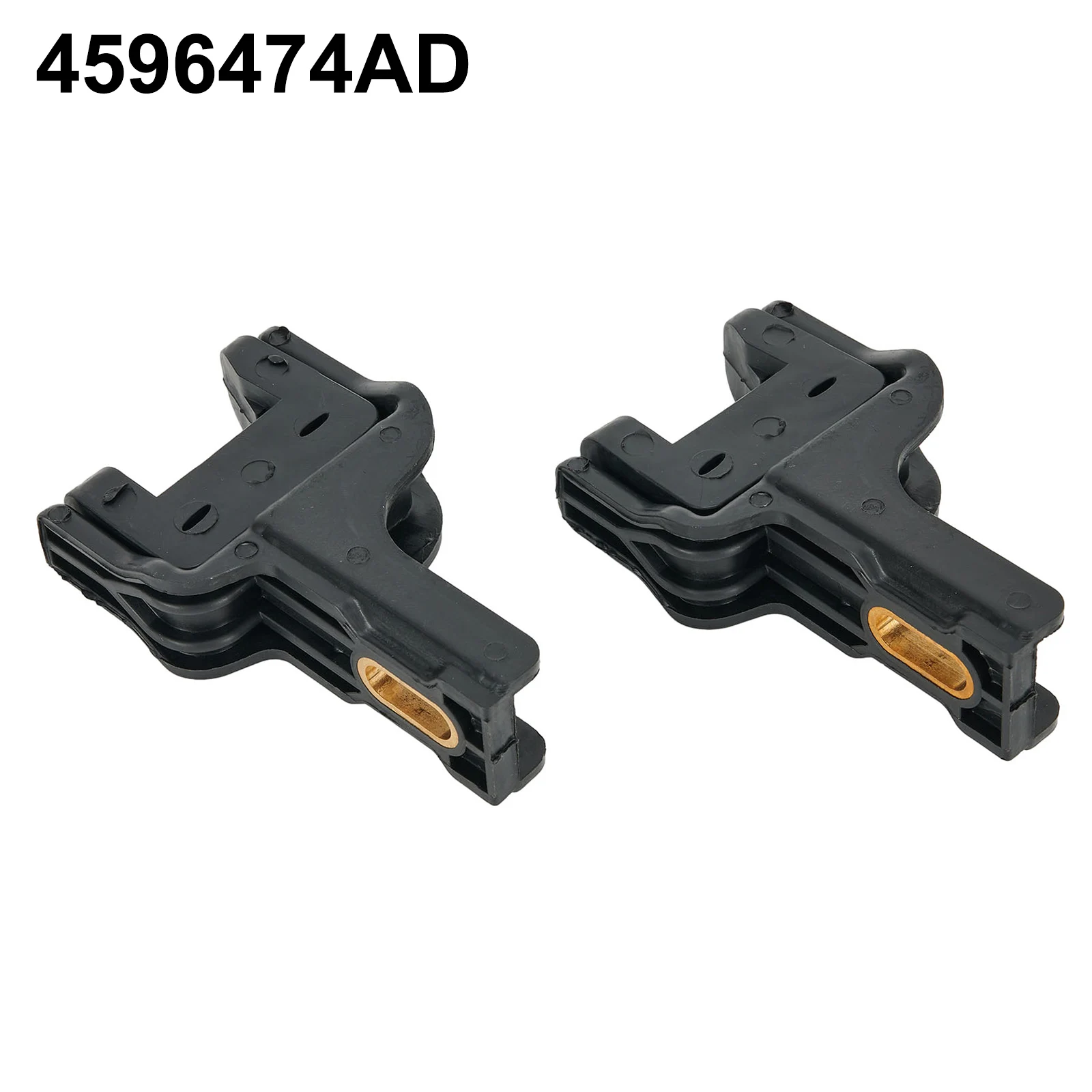 2pcs Upper Radiator Bracket Insulator 4596474AD 04596474AD For Dodge For Charger For Challenger 06-20 Direct Replacement