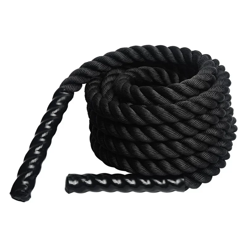 Outdoor Cardio Training Rope Heavy Duty Battle Rope Full Body Workout Equipment For Training Gym Fitness Strength Rope 25mm*12m