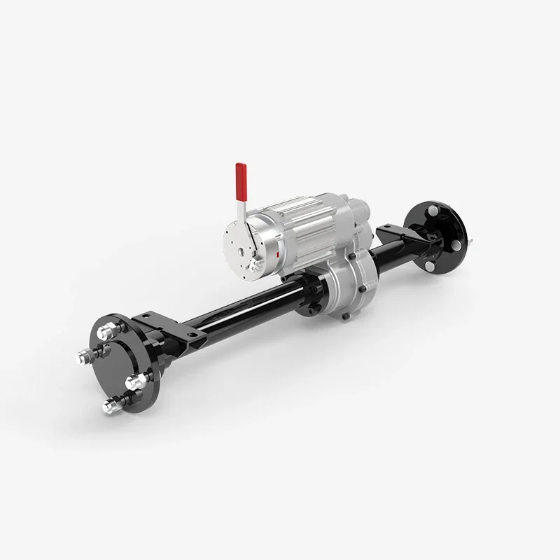 2026 Hot Sale High Torque Low Speed Electric Drive Rear Axle 800W/1000W/1500W BLDC 24V 48V Motor Electric TransaxleFactory