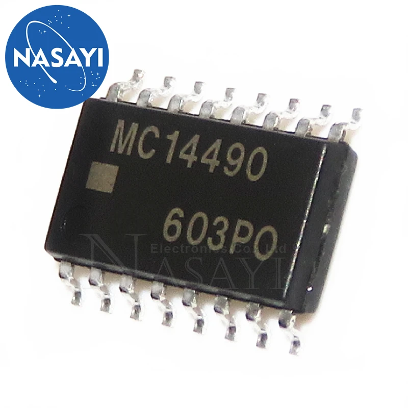 

10PCS MC14490 14490 SOP-16-5.2MM