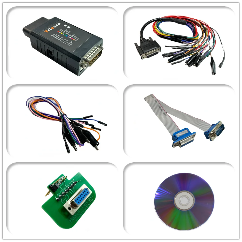 Newest MPPS V22.2.3.5 E46 ECU Automotive Mechanical Workshop Tools Tricore+Multiboot+Breakout Tricore Cable Chip Tuning Scanner