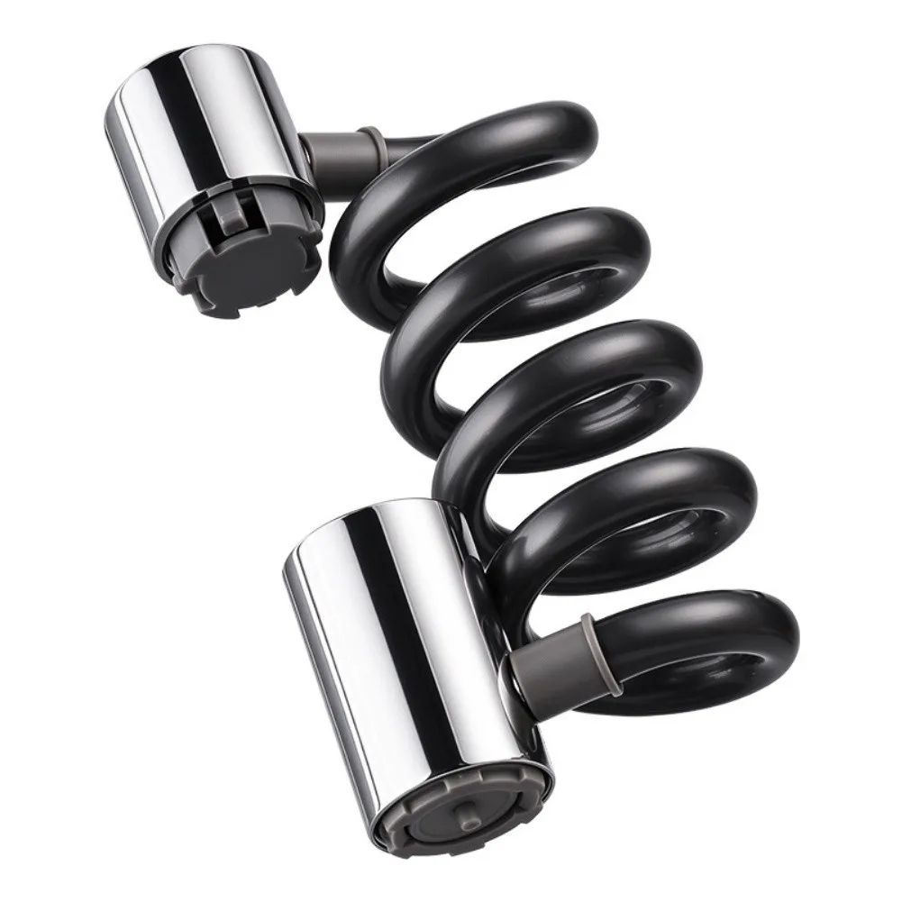 304 Stainless Steel Kitchen Faucet Extender with 45 cm Pull-Out Sprayer and Three-Mode Flow Control for Standard Thread Faucets