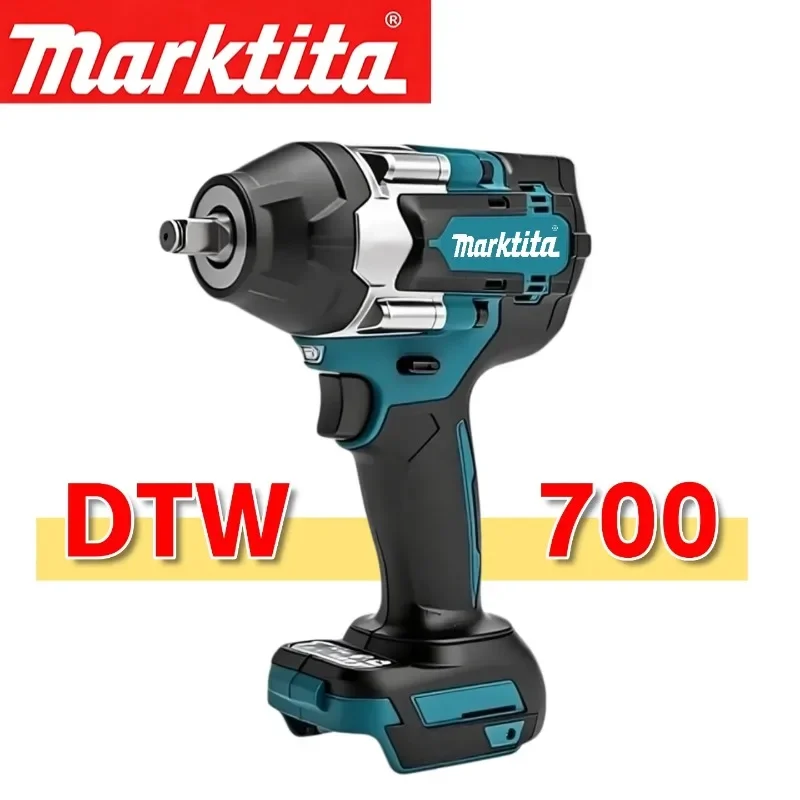 Per avvitatore a impulsi senza fili Makita DTW700, motore brushless 18V, 1000Nm, avvitatore elettrico a velocità variabile, alta efficienza, durevole, con arresto automatico.
