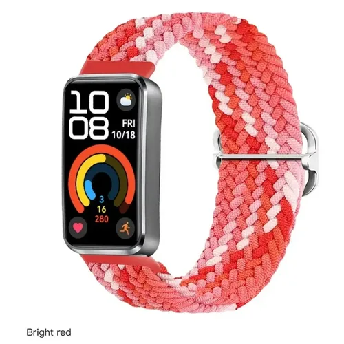 Imagen 2 del producto Pulsera de nailon para Huawei Band 10, pulsera deportiva transpirable para Huawei Band 8 9 10, accesorios de correa de reloj reemplazables