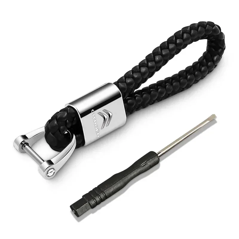 سيارة معدنية مفتاح سلسلة مفتاح حلقة رئيسية الحبل شعار السيارة التصميم لسيتروين C4 C3 C5 C1 ثاب ساكسو بيرلينجو جراند بيكاسو الصبار C2