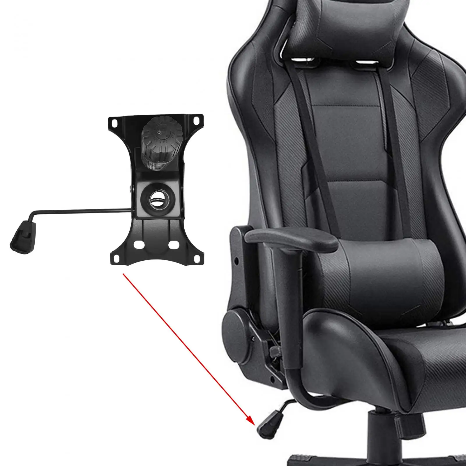 1Pcs Office Chair Swivel Tilt Control Replacement for Office Chair Hardware Computer Chair Furniture Bar Stool Accessories