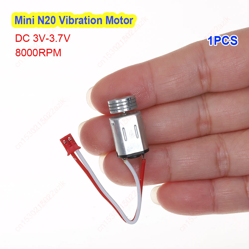 Micro N20 Vibration Motor Motor DC 3V 3.7V Vibrator with 5mm*10mm Eccentric Wheel for Electronic Lock Portable Instrument
