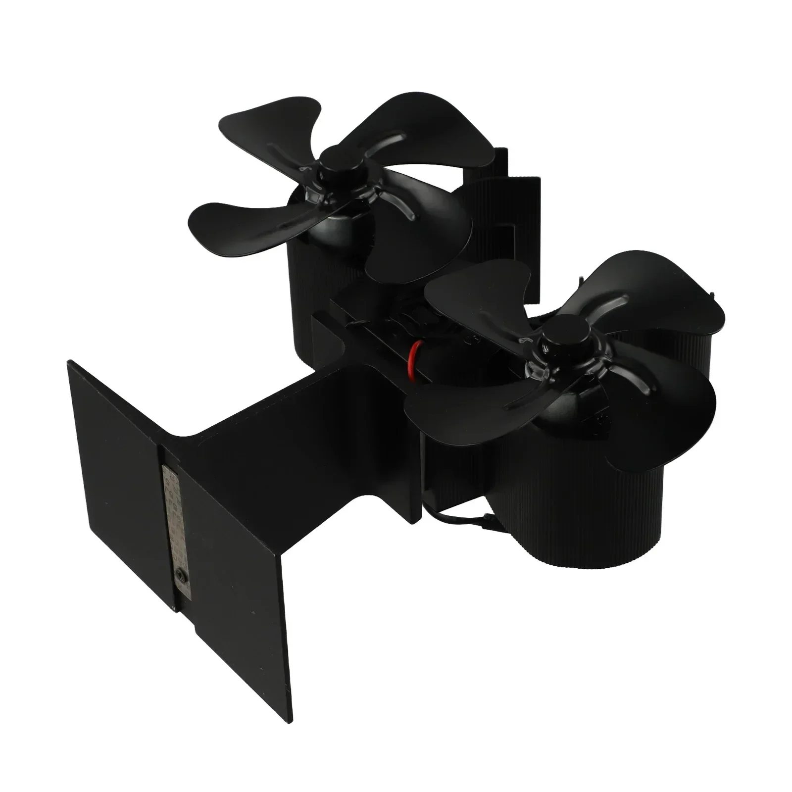 

Aluminum Stove Fan Stove Fan Depth 89mm 3.5in Thermal Power Fan Maximum Airflow 430 Ft min No Electricity Required 4 Blades Fan