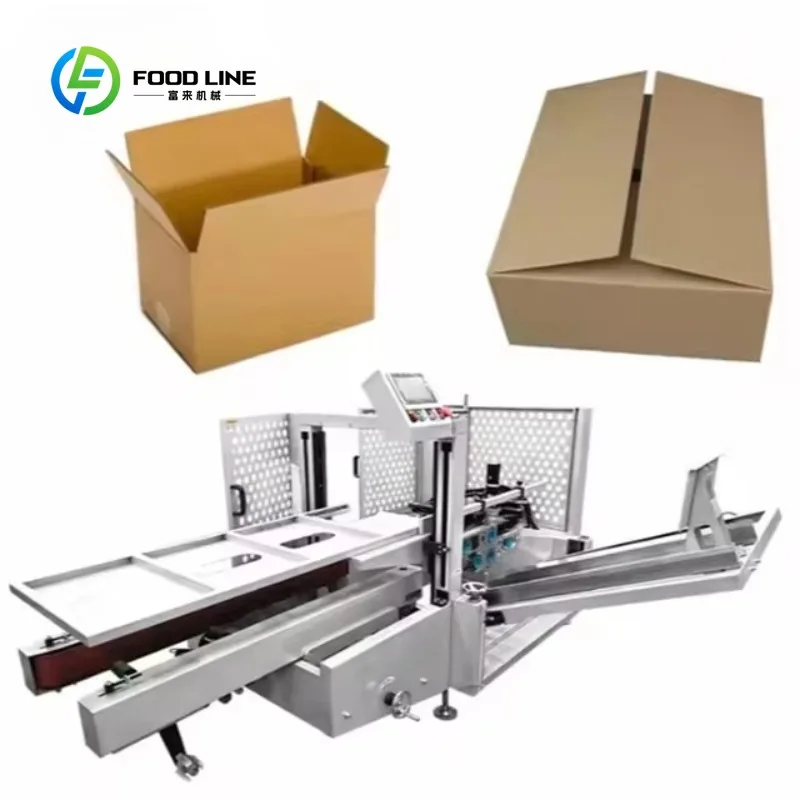 High Speed Automatic Carton Assembling Machine Box Adjustable Opening Machinepaper Carton Box Erecting Forming Machine Industry