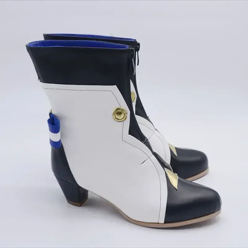 Anime Honkai:Star Rail Pela Tall Boots Short Boots Cosplay High heels Boots Shoes Halloween For Girl Boy PU Leather Shoes