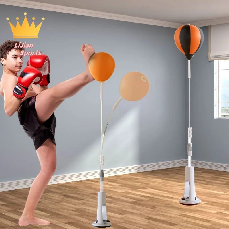 Bolsa de boxeo, bolsa de velocidad ajustable en altura, juego de pelota para reflejos de boxeo para entrenamiento, boxeo, alivio del estrés y Fitness