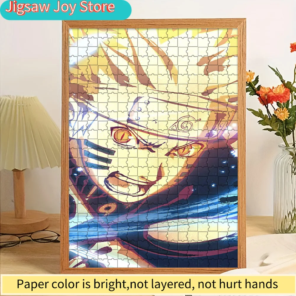 

Anime Naruto Uzumaki Kurama Chakra Mode Paper Jigsaw Puzzle, Dynamic Ninja Art Paper Puzzle, Collectible Educational Toy Gift Fo