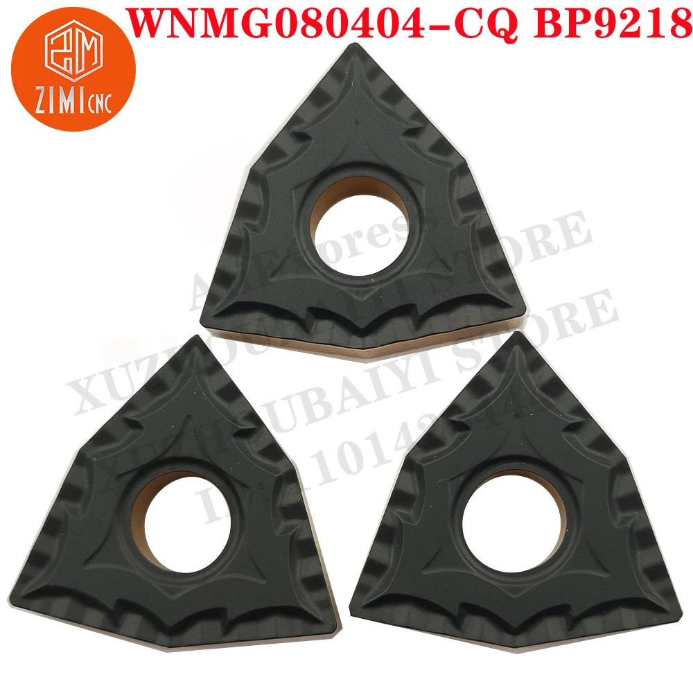 WNMG080404-CQ BP9218 WNMG080404-CQ Cermet Turning Tools CNC Lathe Cutter Cutting Tools Metal Lathe Tools Blade mechanical Insert