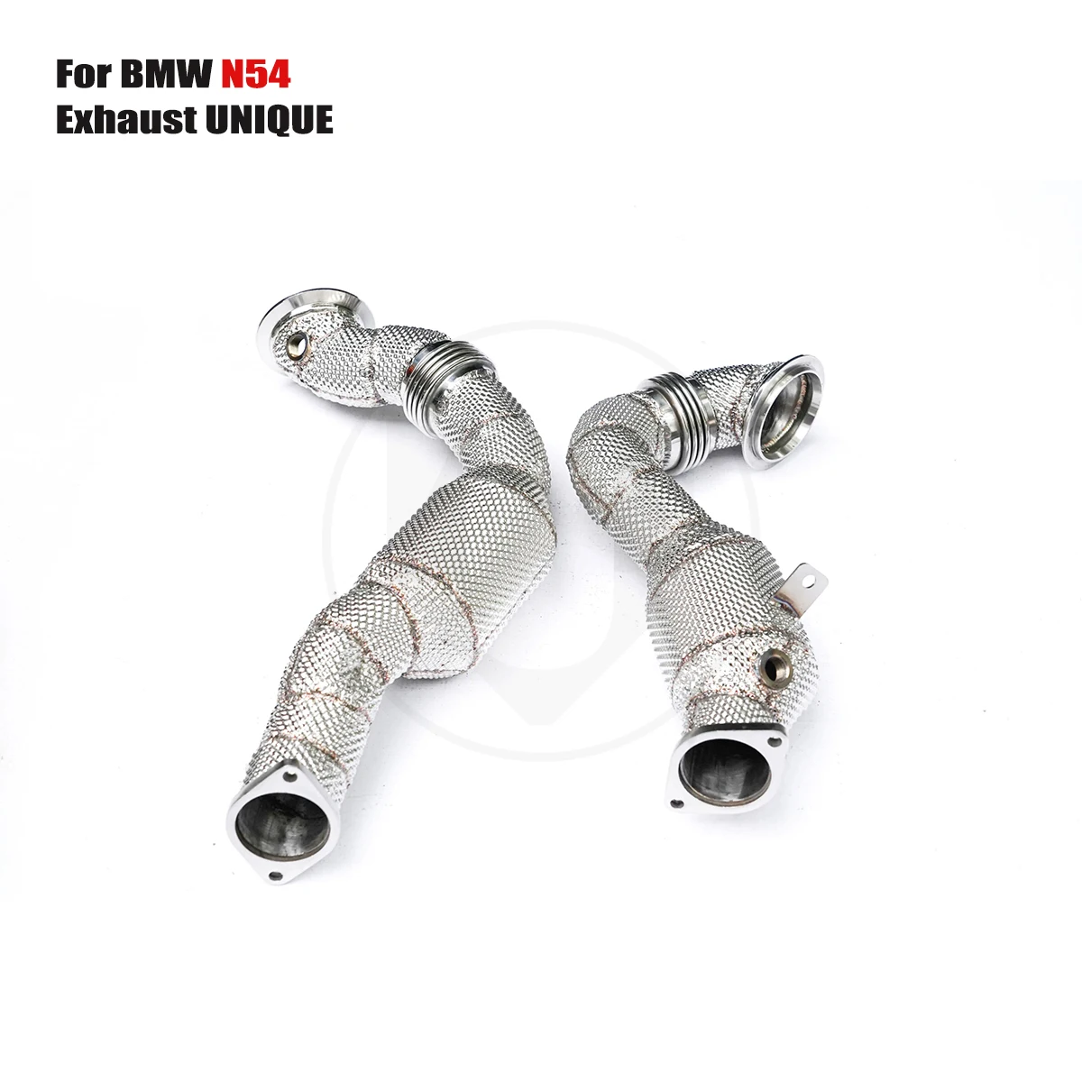 

UNIQUE For 2009 BMW E90 335i N54 3.0T With insulator downpipe With cat/without cat exhaust pipe