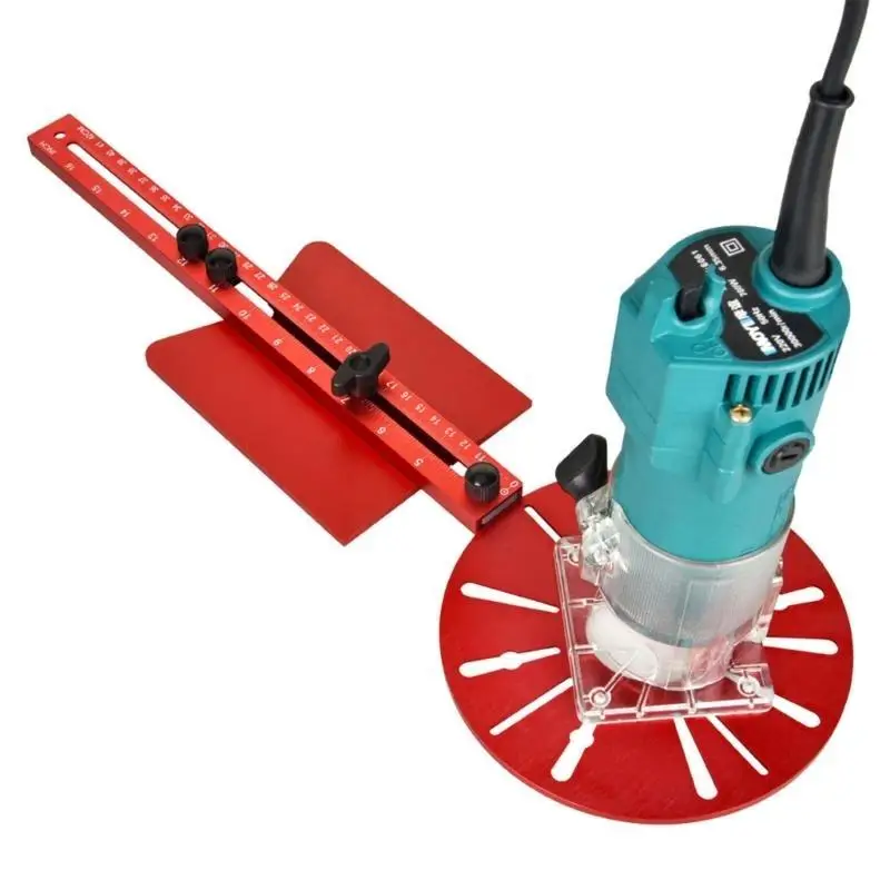 حامل دعم ثابت 652F مع قوالب ثقب متعددة القطر أداة تجديد المنزل لأجهزة توجيه الخشب والنقش #1