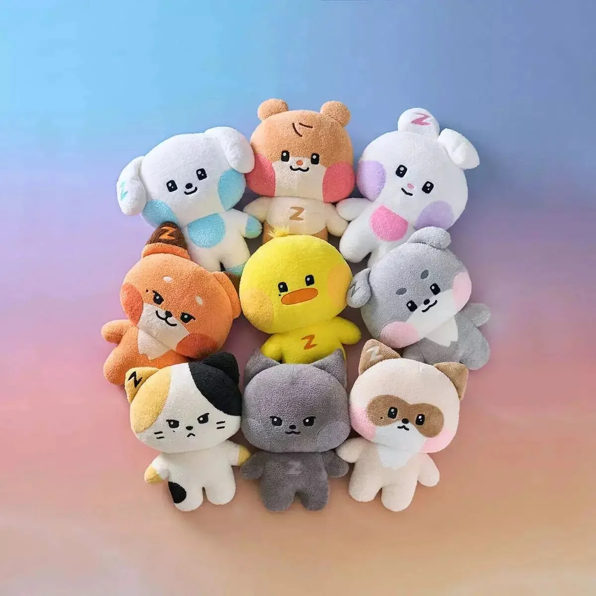 Kpop 40CM RICKY HAO JIWOONG KIM GYUVIN Plush Doll ZB1s Zeronis Pillow Cushion Cotton JANG HO KIM KYUVIN Stuffed Toys Fan Gift