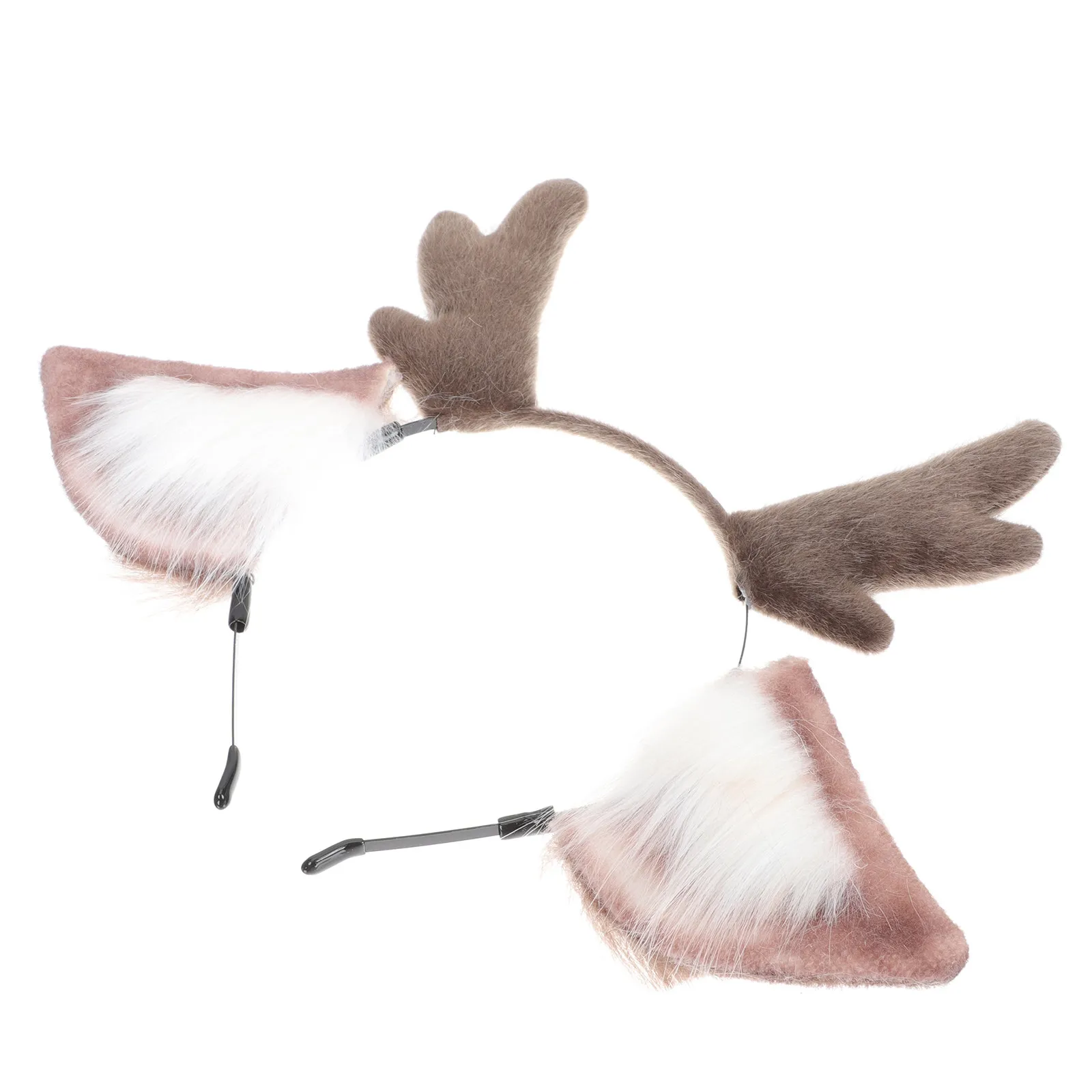 

1 шт. повязка на голову с оленьими ушками, удобный аксессуар для волос в виде животных ушей, украшение для волос для вечеринок, повязка для косплея, очаровательный аксессуар для волос