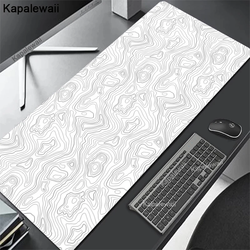 Schwarz-Weiß-Gaming-Mauspad Gamer Computer Mouse pad Unternehmen große Maus matten xxl 900x400 Kunst Maus Teppich verlängerte Schreibtisch matte