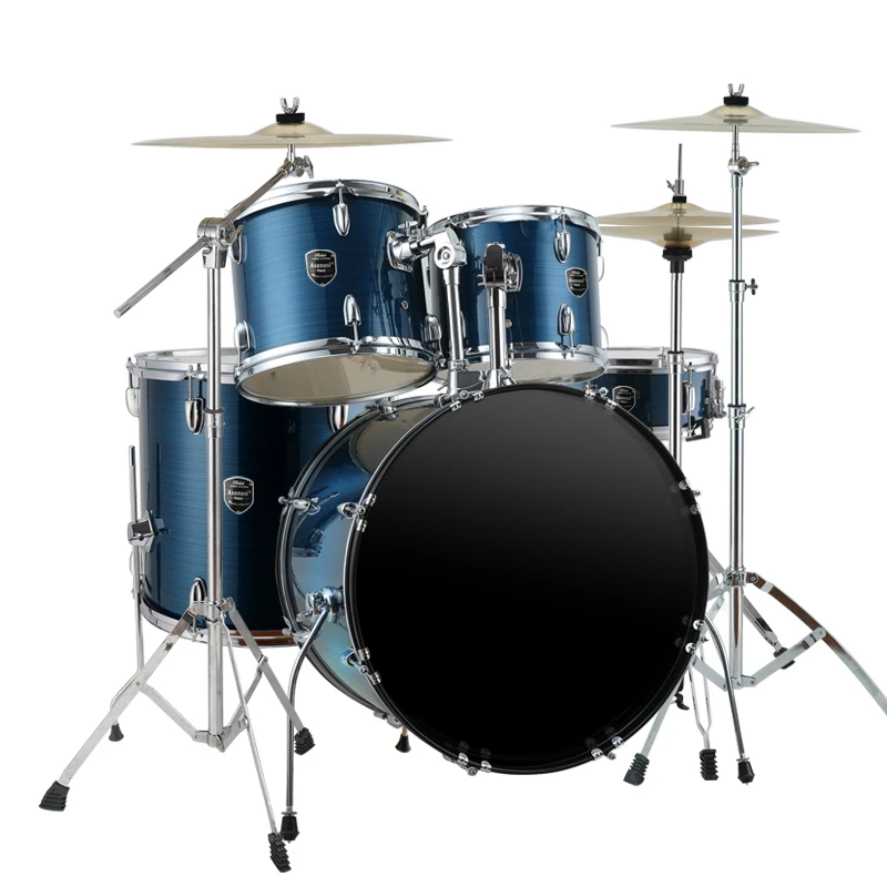 Professional High Sound Quality  Level acoustic Jazz Drum Kit  adult Drum  Set