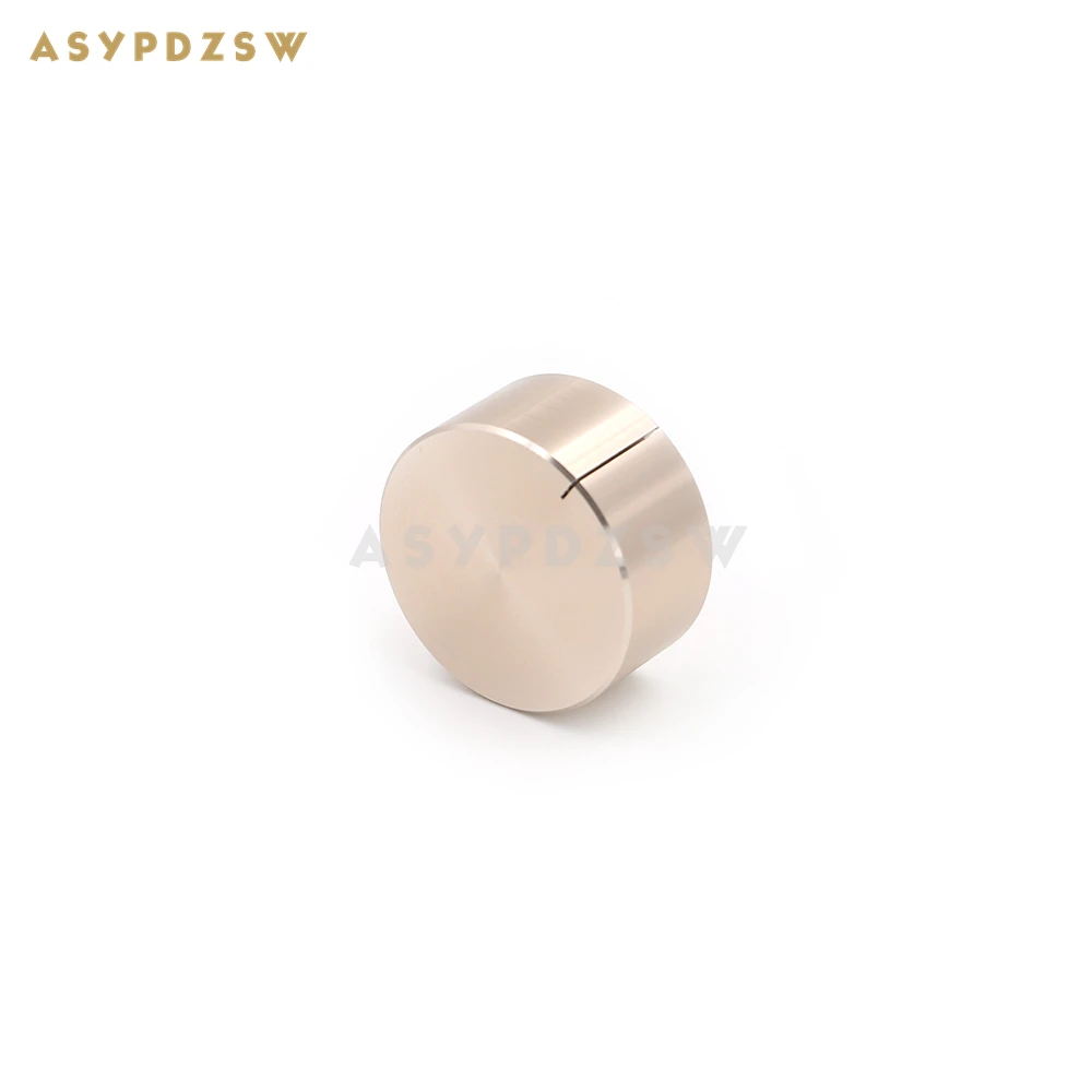 앰프 볼륨 전위차계 알루미늄 노브, 글로스 실버, 골든, 옵션, 32x15mm, 1 개