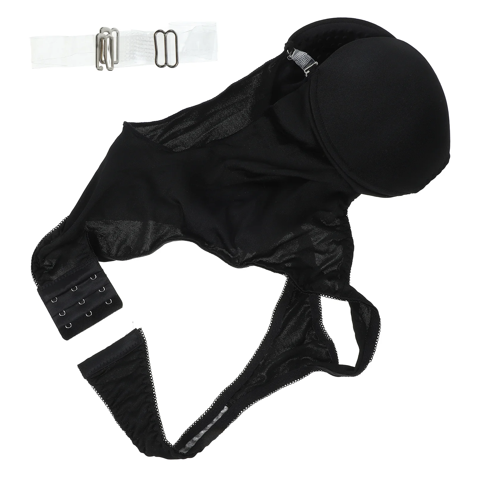 

Invisible Shapewear Black Size L Backless Corset Smooth Elastic Breathable Comfortable Wear Slimming Shaper Elegant