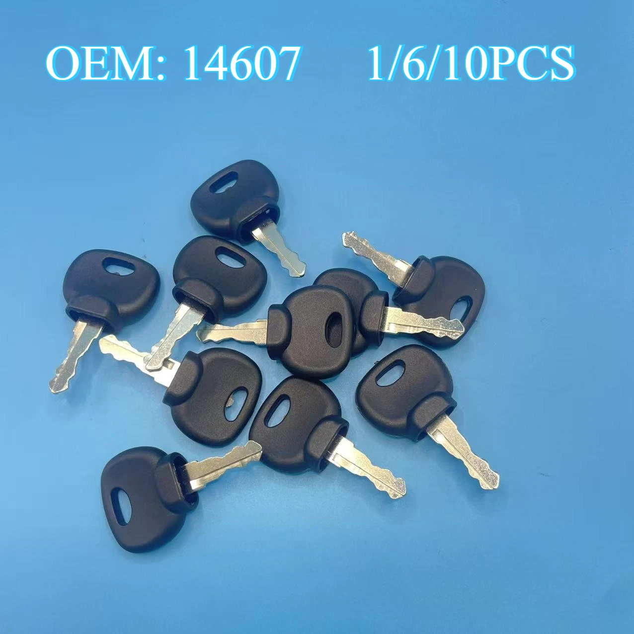 

14607 Ignition Key for Jcb Bomag Hatz Manitou Tractor SP Excavator Heavy Equipment Ignition Start Switch Door Lock