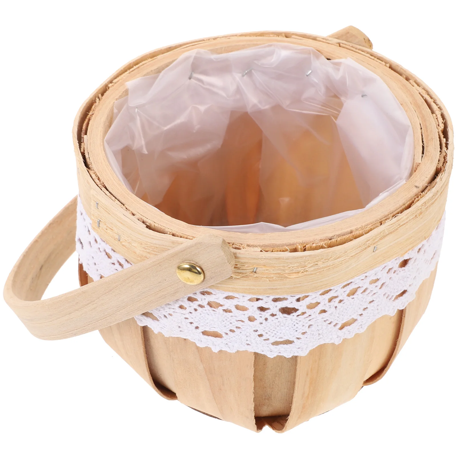 

Woven Flower Basket Home Store Portable Rectangle Khaki Eco Friendly Durable Rattan Material Ideal For Flowers PerfectDecoration