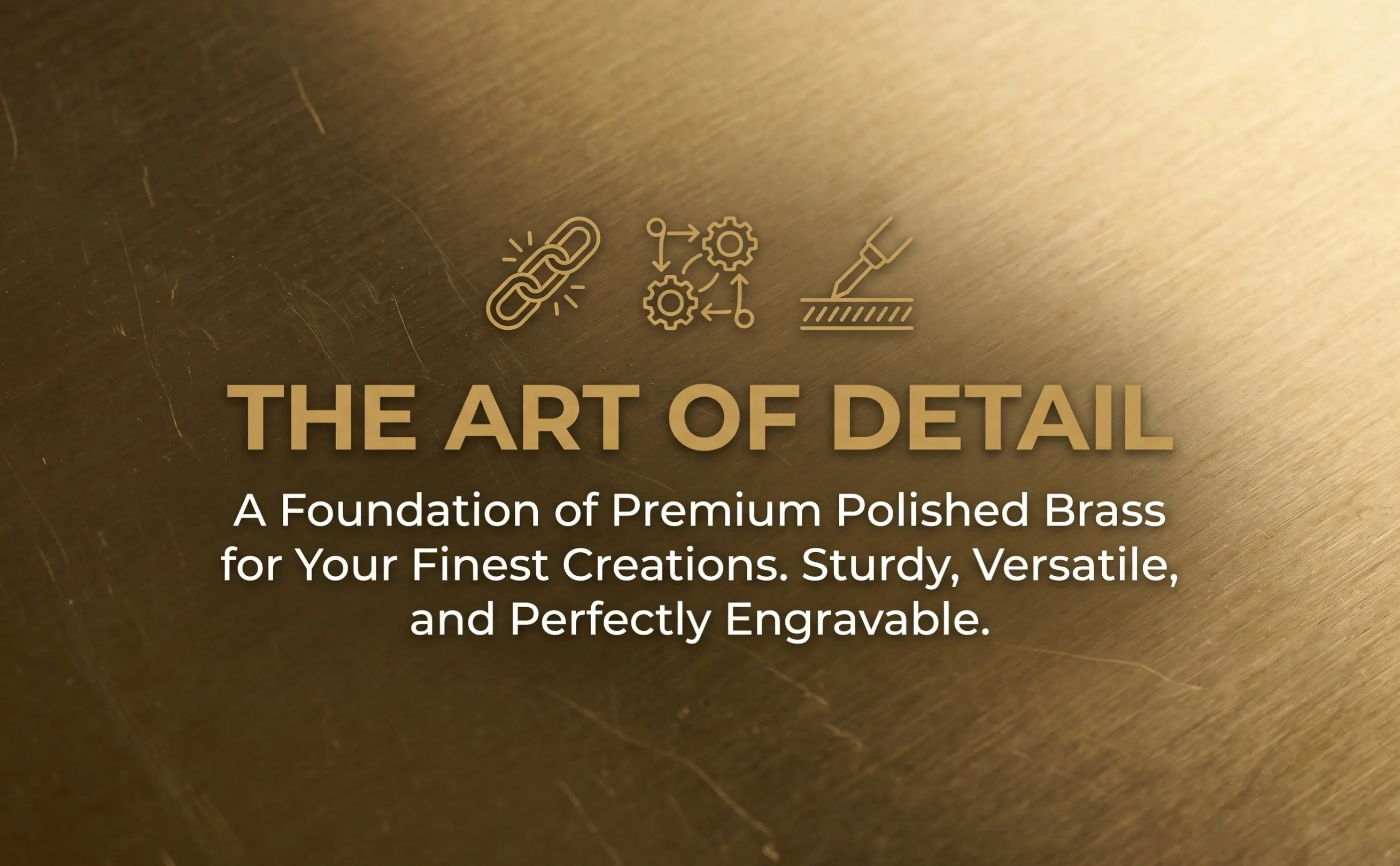 Sturdy Brass Plate Sheet DIY Engraving Craft Supplies Jewelry Making Artistic Project Raw Material Brass Plates