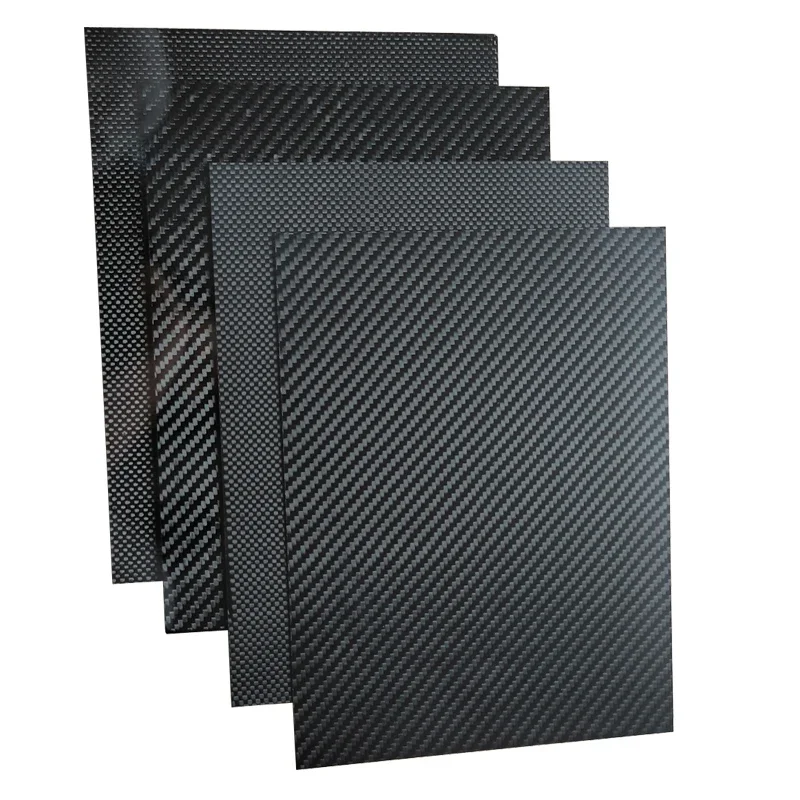 

400x500mm Full 3K Carbon fiber Plate sheet High strength Carbon Board panel thickness 1mm 1.5mm 2mm 2.5mm 3mm 4mm 5mm 6 mm