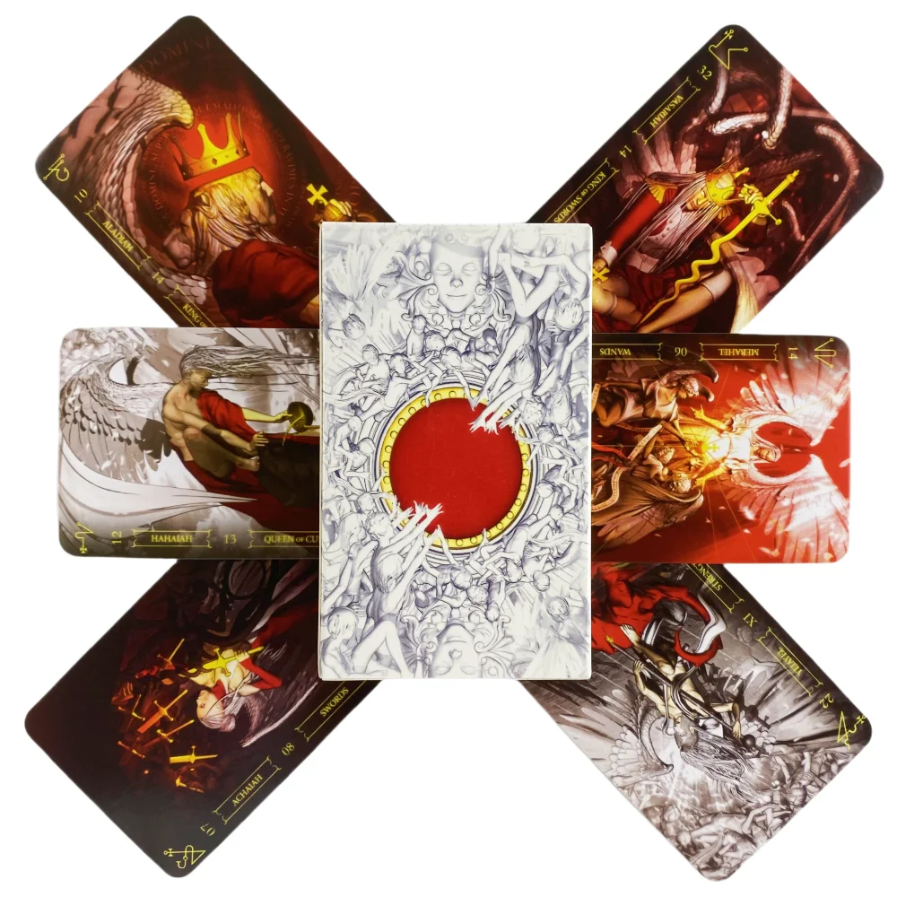 Tarot w lekkich kartach 78 Deck Oracle angielskie wizje wróżbiarstwa edycja Borad gry