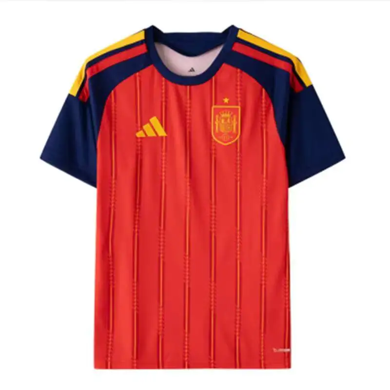 Hot Adidas Spanish National Team Home Jersey Men's Breathable Quick-Drying Football Short Sleeve JN4390 view 6