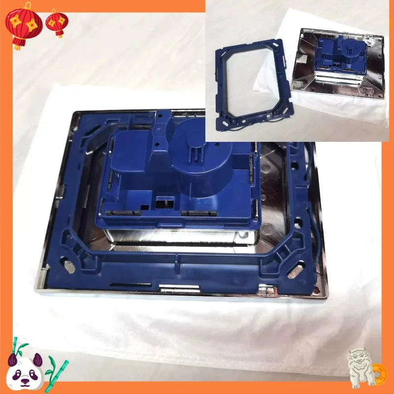Pneumatic Flush Button Plate Compatible for GROHE Concealed Wall‑hung Toilet Cistern Spare Part，for GROHE