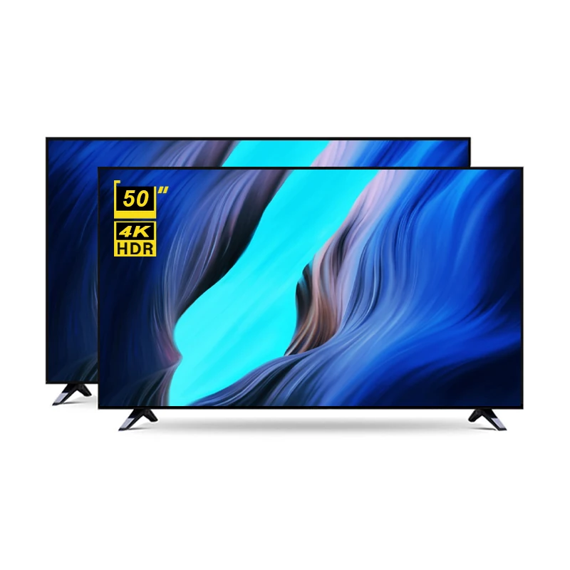 

High end customized TV STLF ZJWWholesale 50 Inch Drop-resistant TV 4k 2k LED Flat Screen Android Smart Television