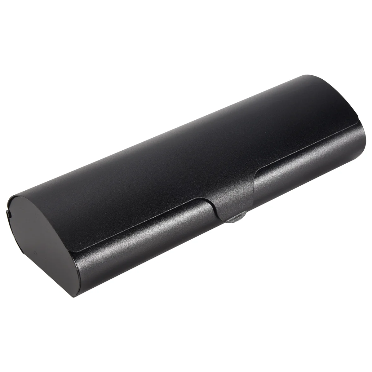 老眼鏡用の硬質金属保護ケース,黒の眼鏡ケース,スリムでマットな眼鏡ケース