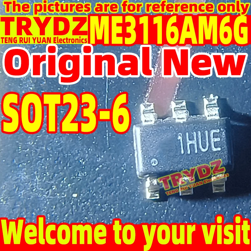 30-10pcs Original New ME3116AM6G Screen printed 1H * * SOT23-6 synchronous buck DC/DC conversion IC power chip