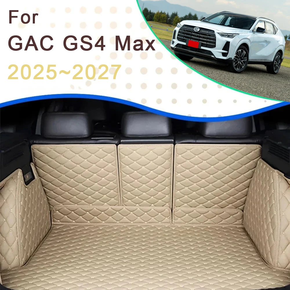 Car Trunk Cargo Liner For Trumpchi GAC GS4 Max MK3 2025 2026 2027 Waterproof Rug Rear Boor Mats Carpet Pads Auto Accessories