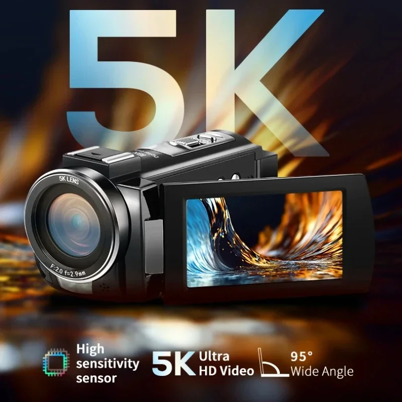 AE20 5K 56MP HD Digital Camera with 18X Zoom 3