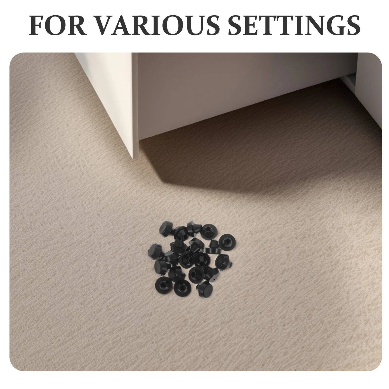 20Pcs Rubber Hole Plugs Anti-Collision Sealing Stoppers for Water Leak Protection Industrial Use Rubber Sealing Plug Round Holes - view 2