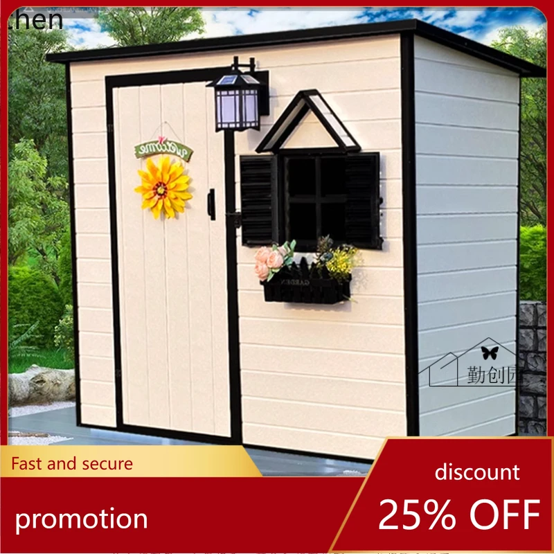 HT garden storage tool room simple outdoor utility room courtyard combination removable mobile small house