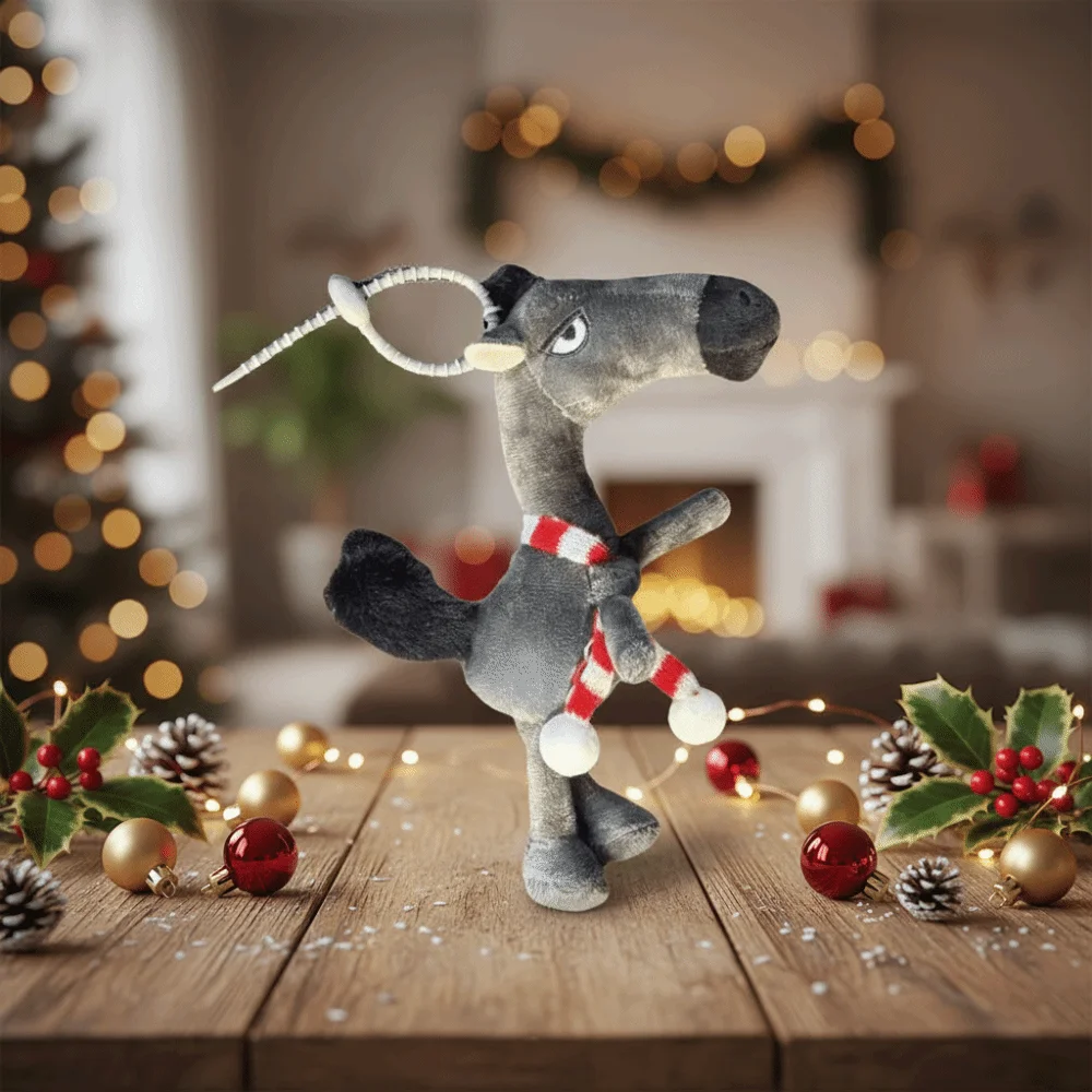 พวงกุญแจม้าการ์ตูน งานฝีมือประณีต ตุ๊กตาม้าตลกๆ ของตกแต่งกระเป๋า จี้ห้อยประดับ ของประดับตกแต่งห้องรูปม้าจำลอง